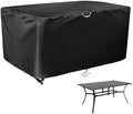 60" Rectangle Patio Dining Table Cover Outdoor Waterproof 60x38x28in by Agustone