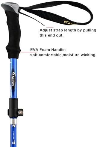 A ALAFEN 7075 Aluminum Collapsible Ultralight Trekking Pole - Image 4