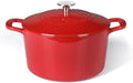 Martha Stewart Gatwick 4 Quart Enamel Cast Iron Dutch Oven - Red by MarthaStewart