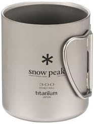 Snow Peak Double Wall Insulated Mug, Lightweight, Titanium 300 ml - Image 3