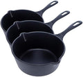 Victoria Cast Iron Saucepan, Cast Iron Melting Pot, Made in Colombia, 2QT (Pack of 3) by VictoriaCastIron