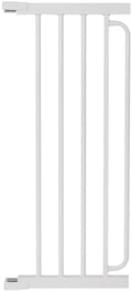 Extra Wide Baby Gate Extension 11.82 Inch Pressure Mounted, Auto Close Child Baby Gates for Doorways No Drill, Walk Through Dog Gate Indoor for The House, White by Unknown