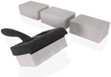 YAKCAM Pumice Stone Grill Cleaning Stone 4 Pack, Griddle Brick with Handle - Image 6
