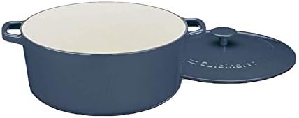 Cuisinart Chef's Classic Enameled Cast Iron Dutch Oven with Lid, Porcelain Enameled Interior, Oven Safe, Induction Compatible, 7-Quart, Round, Provencial Blue - Image 2