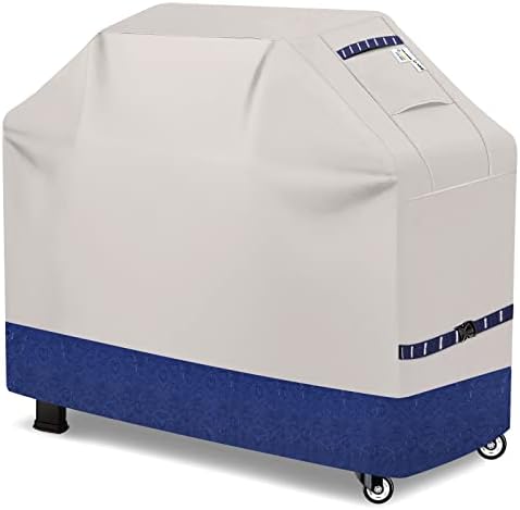 59 Inch Grill Cover Waterproof for Weber Genesis, Navy by CUSSIOU