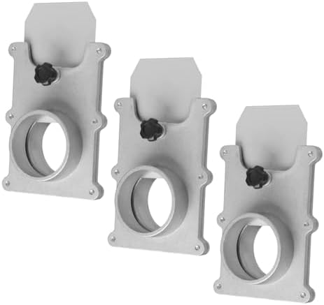 POWERTEC 70134-P3 2-1/2-Inch Aluminum Blast Gate for Dust Collector, Dust Collection Fittings - 3 PK by POWERTEC