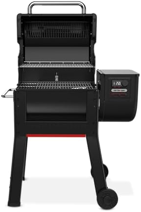 Weber® Smoque™ 22‑Inch Pellet Smoker, Pellet Grill, Black - Image 2