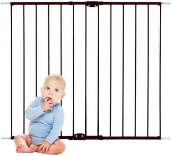 Toddleroo Easy Swing & Lock Baby Gate for Top of Stairs: 36" Tall, Bronze by ToddleroobyNorthStates