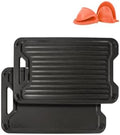 BAC609 Reversible Cast Iron Griddle for Traeger Grills, 18.2" x 11" by BBQFuture