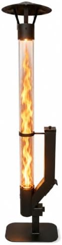 Wood Pellet Patio Heater, 58 Inch Outdoor Rocket Stove by Unknown