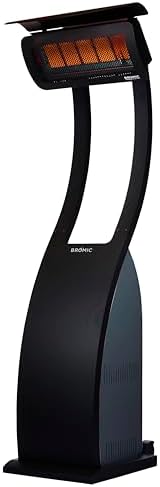 Bromic Tungsten Smart Heat Freestanding 11000W Gas Patio Heater - Propane Gas (LPG), 500 Series, 110V, Black Finish - BH0510001 by Unknown