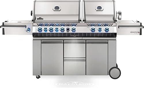 Napoleon PRO825RSBINSS-3 Prestige PRO 825 RSBI Natural Gas Grill, sq.in. + Infrared Rear & Bottom Range Burner, Stainless Steel by Unknown