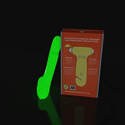 Swiss Safe Car Safety Hammer Window Breaker Tool with Seatbelt Cutter - Image 4