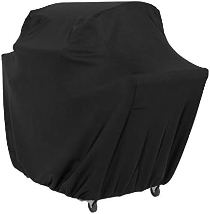 Amazon Basics Gas Grill Barbecue Cover for Outdoor, Waterproof, Anti-UV, Durable, 46" x 24" x 46", Small, Black by AmazonBasics