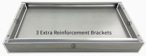 Stainless Steel Shelf 12"x24", Wall Mounted Metal Kitchen Shelf - Image 4