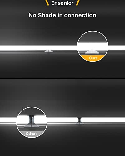 Ensenior 8FT LED Shop Lights, 6000K T8 Commercial Bay Lighting, 10 Pack - Image 3