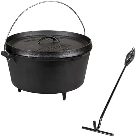 Stansport Pre-Seasoned Cast Iron Dutch Oven by Stansport