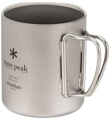 Snow Peak Double Wall Insulated Mug, Lightweight, Titanium 300 ml - Image 2