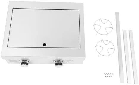 2-Burner Stove for Outdoor Kitchen, Built-in Stainless Steel Side Burner with Removable Grates & Cover, Drop-In Gas Stove for BBQ Island, Patio, Backyard (Natural Gas, Double Burner) - Image 7