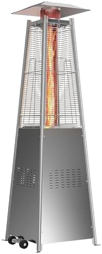 OLIXIS 42000 BTU Pyramid Patio Heater, Propane Outdoor Heater by OLIXIS