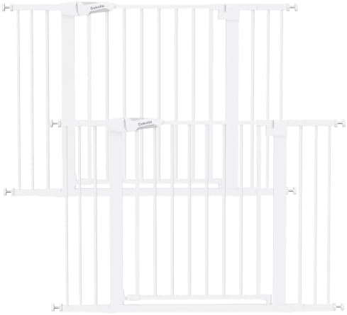 Babelio Pressure Mounted Baby Gate for Stairs, 29-48" Wide Dog Gate,2 Pack by BABELIO
