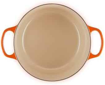 Le Creuset Enameled Cast Iron Signature Deep Round Oven, 6.5 qt., Flame - Image 3