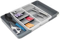 Joseph Joseph DrawerStore Expanding Tiered Flatware Cutlery Tray with Knife Organizer, Expandable In-Drawer Space-Saving Kitchen Storage, Recycled Plastic by Unknown