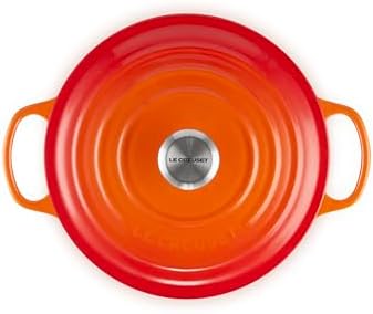 Le Creuset Enameled Cast Iron Signature Deep Round Oven, 6.5 qt., Flame - Image 2