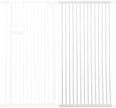 Lumizone Extra Tall Cat Gate Extension Kit 55.12" High 29.52" Wide White by Lumizone