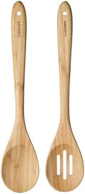 Cuisinart CTG-BAM-2SP Green Gourmet Bamboo Solid and Slotted Spoons, 2-Pack, 15.5" x 4.5" x 0.75" by Cuisinart