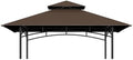 5' x 8' Grill Gazebo Replacement Top, Brown Canopy Top Cover Only by COVBOARD