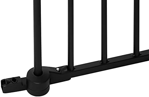 COMOMY Iron Fence Gate Extension, 30" Tall, Black - Image 5