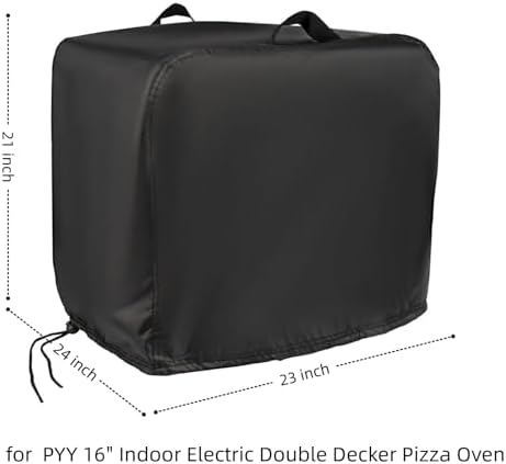 23 in Pizza Oven Cover for PYY 16" Indoor Electric Double Decker Pizza Oven - Image 2