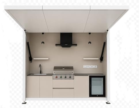 Sunnyjoy Modular Outdoor Kitchen Pro, Premium Aluminum Cabinet System-3 - Image 3