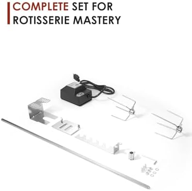Rotisserie Grill Kit, Automatic Rotating BBQ, UL Certificated - Image 3