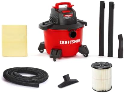 CRAFTSMAN CMXEVBE17584 6 Gallon 3.5 Peak HP Wet Dry Shop Vacuum by CRAFTSMAN