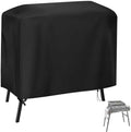 Griddle Cover for Yukon Glory Portable Grill Table, Outdoor 22 inch 17 inch Griddle Table Cover Waterproof Grill Stand Cover BBQ Grilling Cover Black - 34" L×24" W×32" H by Andacar