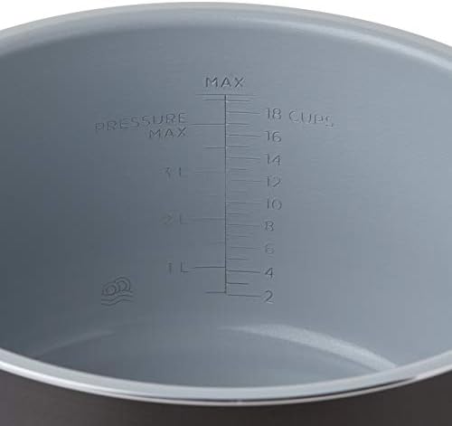 Ninja Foodi 6.5-qt. Ceramic Coated Nonstick Inner Pot, Compatible with all Ninja Foodi 6.5 qt. models, Dishwasher Safe Gray. 102FY300 - Image 3