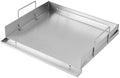 VEVOR Stainless Steel Griddle 18x16 inch Upgrade Flat Top Plate with Handle by VEVOR