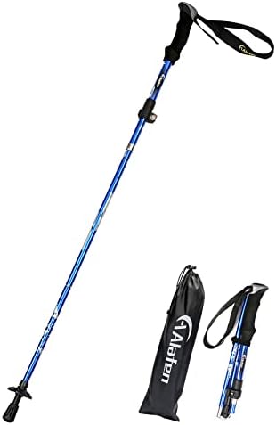 A ALAFEN 7075 Aluminum Collapsible Ultralight Trekking Pole by A+ALAFEN