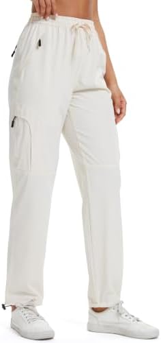 Toomett Women‘s Hiking Cargo Pants UPF 50 Quick Dry with Zipper Pockets by Toomett