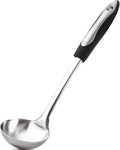 Zulay Kitchen Premium Soup Ladle - 12" Stainless Steel with Non-Slip Silicone Handle by ZulayKitchen