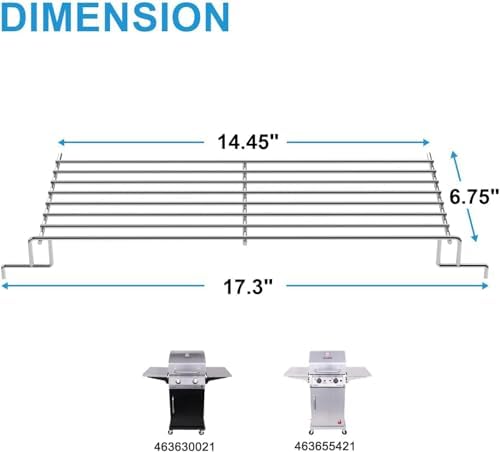 G325-0001-W1 Grill Warming Rack for Charbroil Performance 2 Burner Grill - Image 2