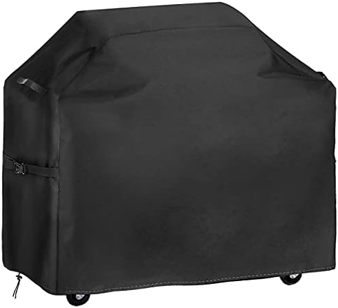 Vailge Grill Cover,72-inch Waterproof BBQ Cover,600D Heavy Duty Gas Grill Cover, UV & Dust & Rip & Fading Resistant,Suitable for Weber, Brinkmann, Char Broil Grills and More,Black by VAILGE