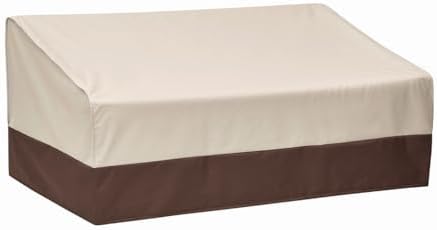 Loriano 3-Seater Patio Furniture Covers, 100% Waterproof for Outdoor Sofa, Loveseat, Seat, Couch, Heavy Duty 600D Oxford Fabric, Premium Pvc Coating For Sun Fade Resistance 83"W x 40"D x 30"H by Loriano