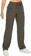 Toomett Women‘s Hiking Cargo Pants UPF 50 Quick Dry with Zipper Pockets by Toomett