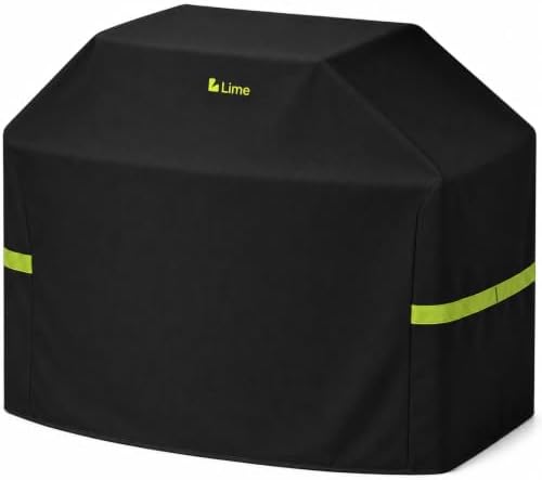Grill Cover - 55 Inch Heavy Duty BBQ Grill Cover for Outdoor Grill, Waterproof, UV, Fade & Tear Resistant, Gas Grill Cover for Weber Charbroil Genesis Nexgrill and More by COMFYLIME