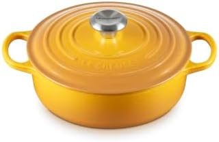 Le Creuset Enameled Cast Iron Round Wide Dutch Oven, 3.5 qt., Nectar by Unknown