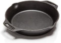 Petromax Cast Iron Fire Skillet for Kitchen or Camping, Pre-Seasoned Cookware for Campfire or Home Oven and Stove, Conducts Heat Evenly, Side Handles, 10" by Petromax