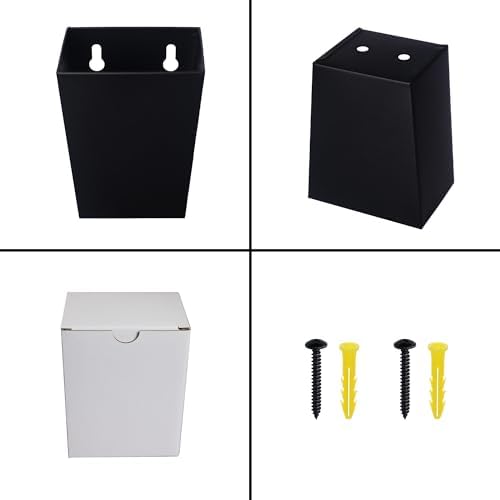 Black Stainless Bottle Cap Catcher Wall Mounted with Drain Holes - Image 4